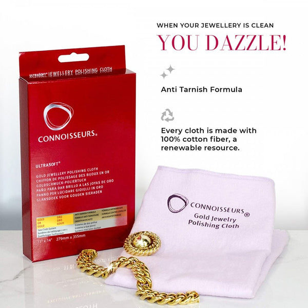Connoisseurs Gold UltraSoft® Jewellery Polishing Cloth