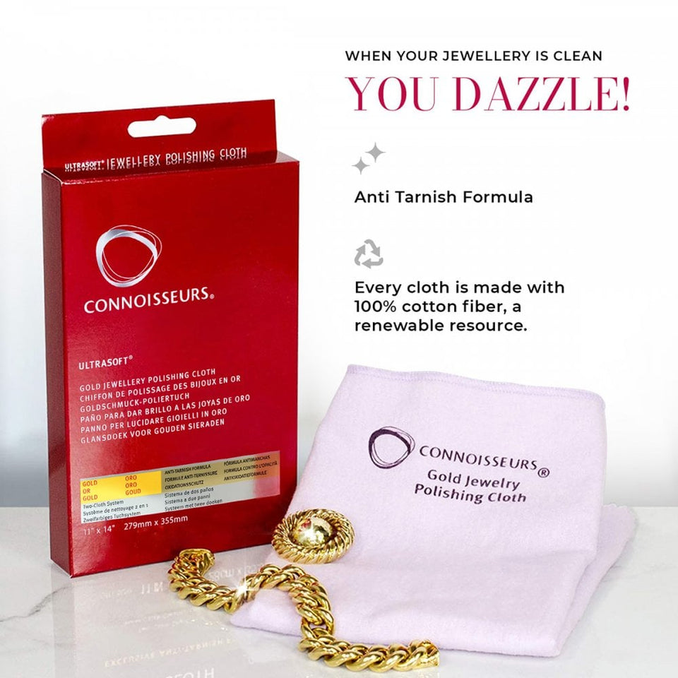 Connoisseurs Gold UltraSoft® Jewellery Polishing Cloth