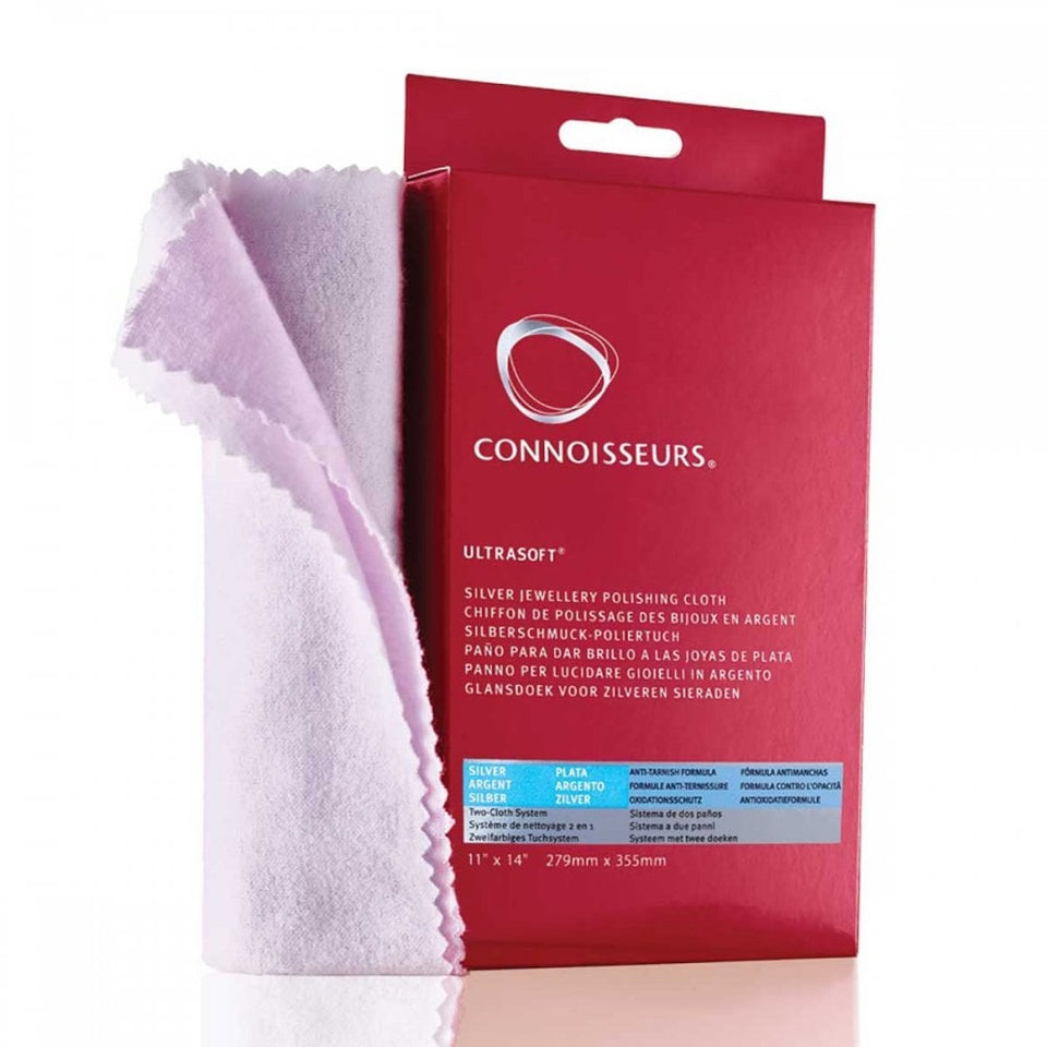 Connoisseurs Silver UltraSoft® Jewellery Polishing Cloth