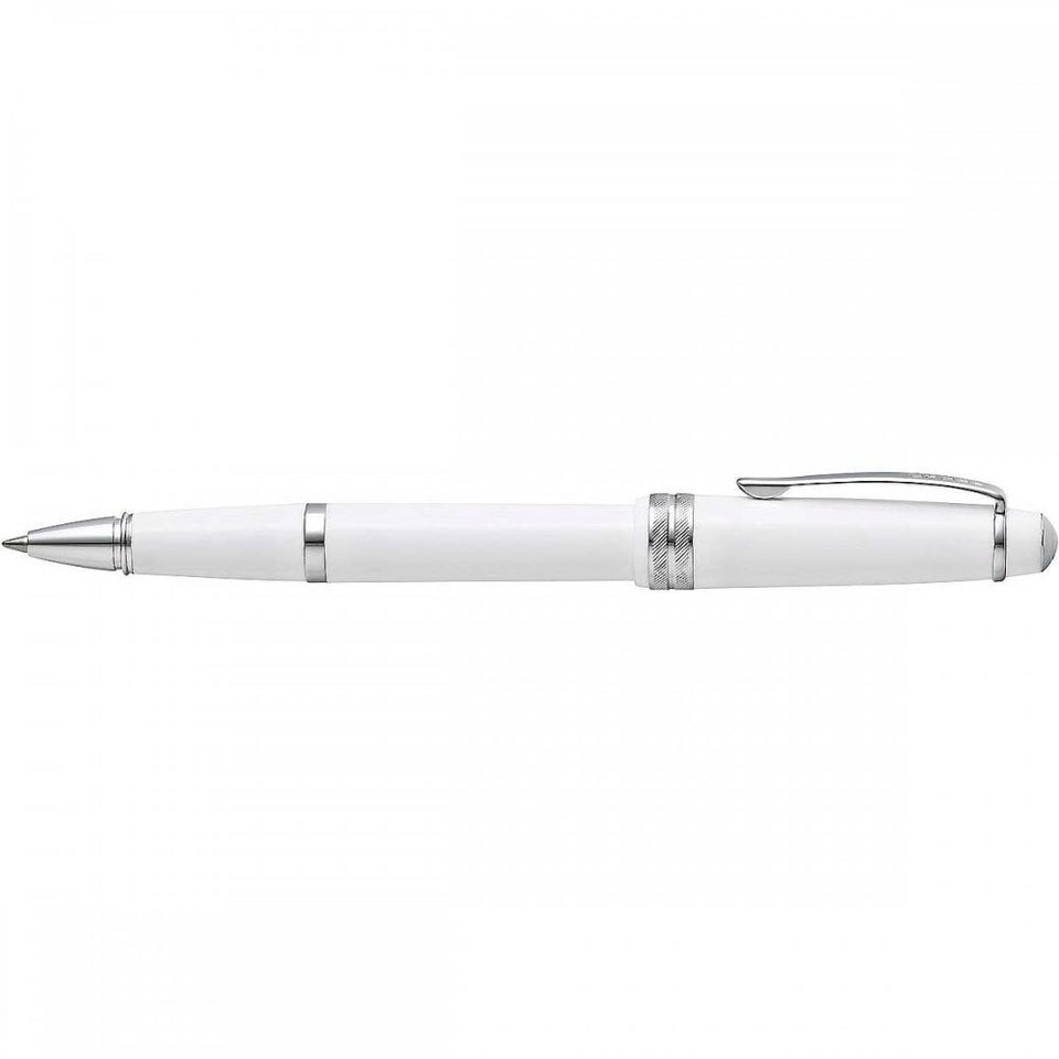 Cross Bailey Light™ - Polished Chrome White Resin Rollerball Pen