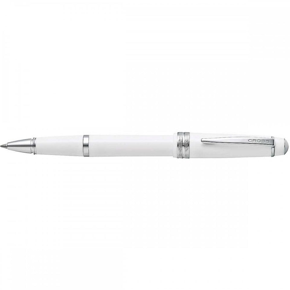 Cross Bailey Light™ - Polished Chrome White Resin Rollerball Pen