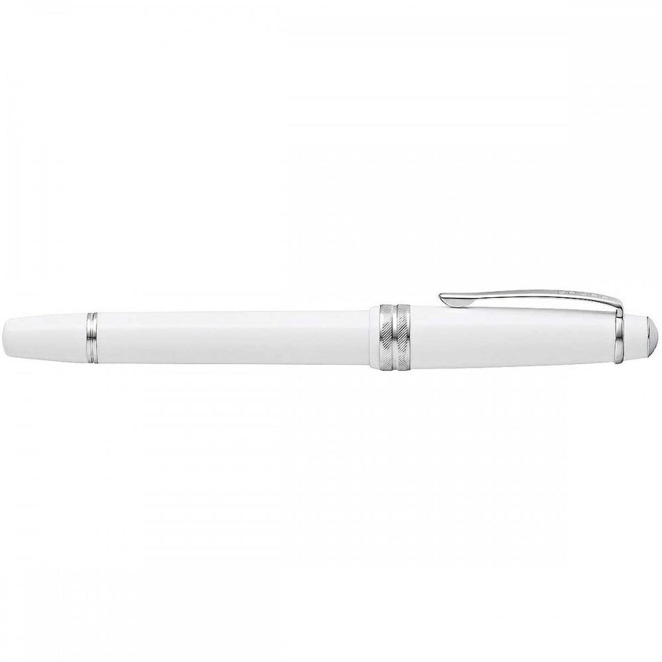 Cross Bailey Light™ - Polished Chrome White Resin Rollerball Pen