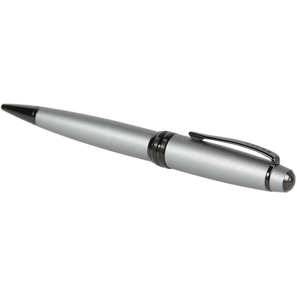 Cross Bailey Matte - Gray Lacquer Ballpoint Pen