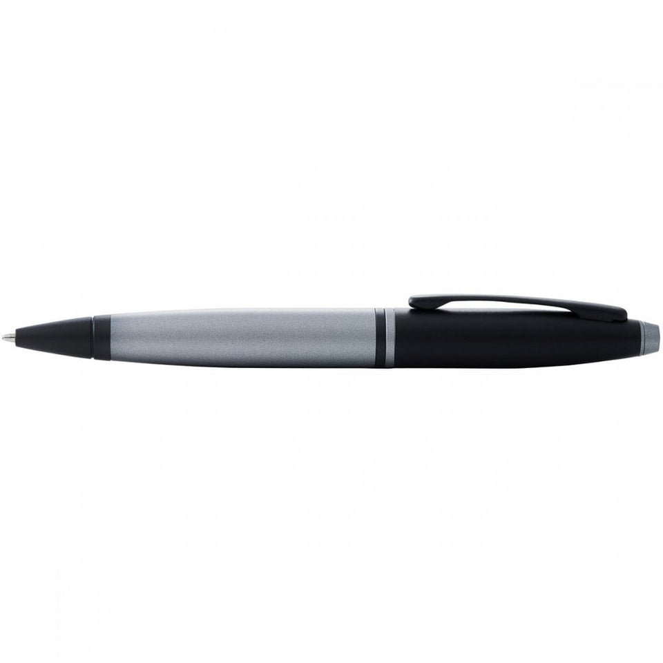 Cross Calais - Matte Grey and Black Lacquer Ballpoint Pen