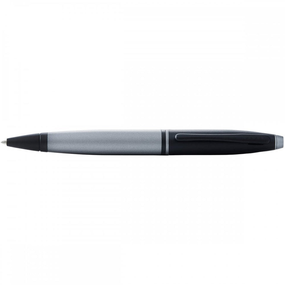 Cross Calais - Matte Grey and Black Lacquer Ballpoint Pen