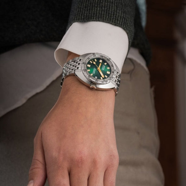 Doxa Men's SUB 200T Sea Emerald 39mm Green Sunray Dial Watch