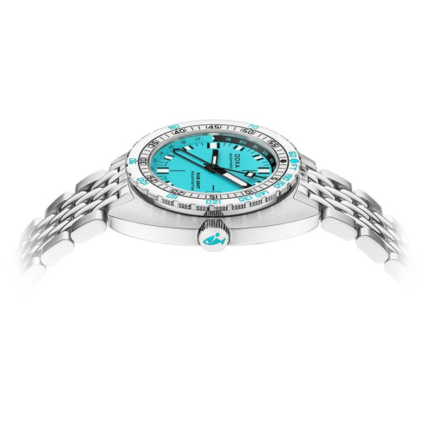 Doxa Men's SUB 250T GMT 40mm Aquamarine Watch