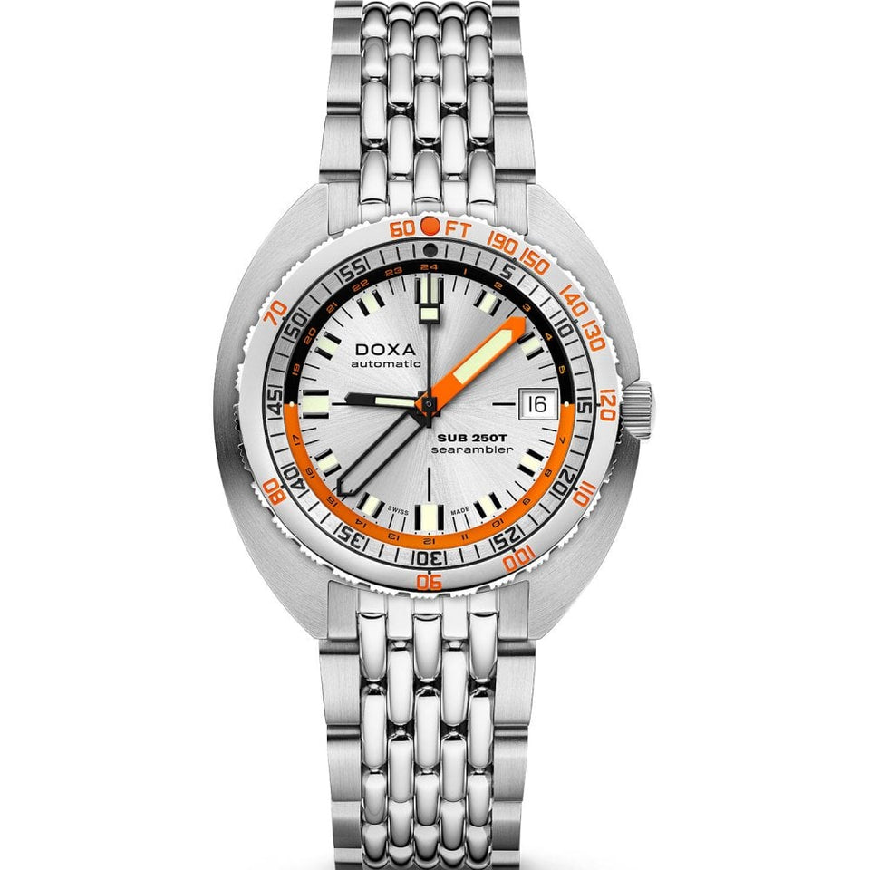 Doxa Men's SUB 250T GMT 40mm Searambler Watch