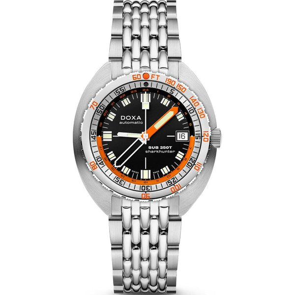 Doxa Men's SUB 250T GMT 40mm Sharkhunter Watch