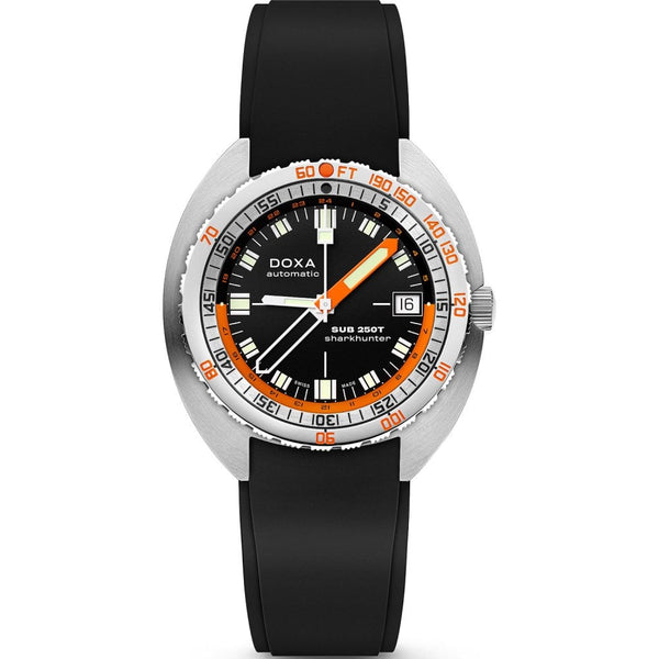 Doxa Men's SUB 250T GMT 40mm Sharkhunter Watch