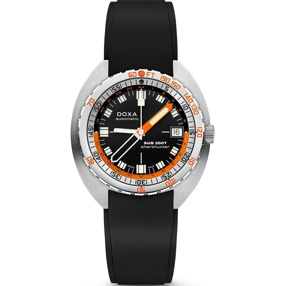 Doxa Men's SUB 250T GMT 40mm Sharkhunter Watch