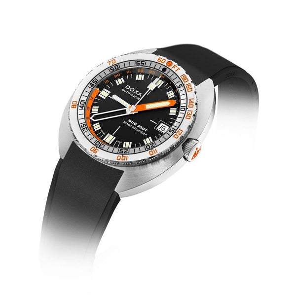 Doxa Men's SUB 250T GMT 40mm Sharkhunter Watch