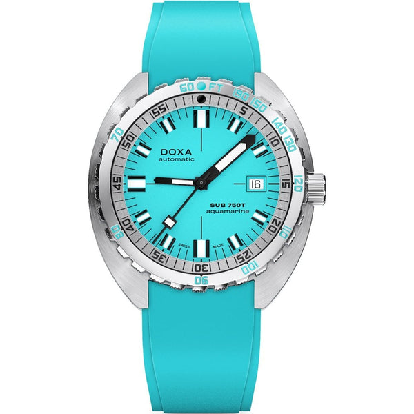 Doxa Men's SUB 750T 45mm Aquamarine Automatic Watch