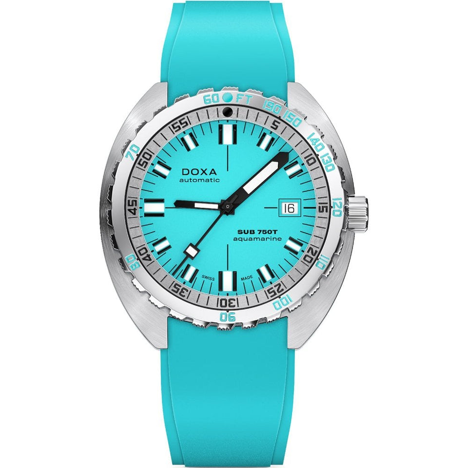 Doxa Men's SUB 750T 45mm Aquamarine Automatic Watch