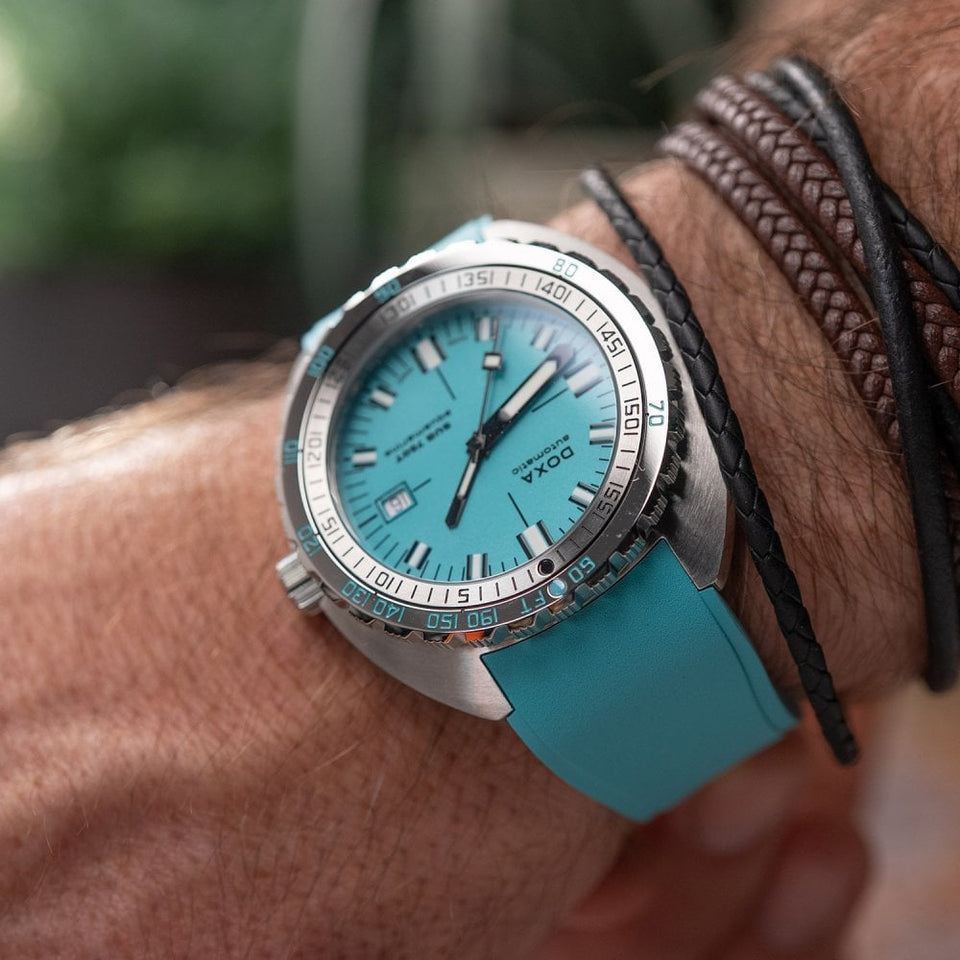 Doxa Men's SUB 750T 45mm Aquamarine Automatic Watch