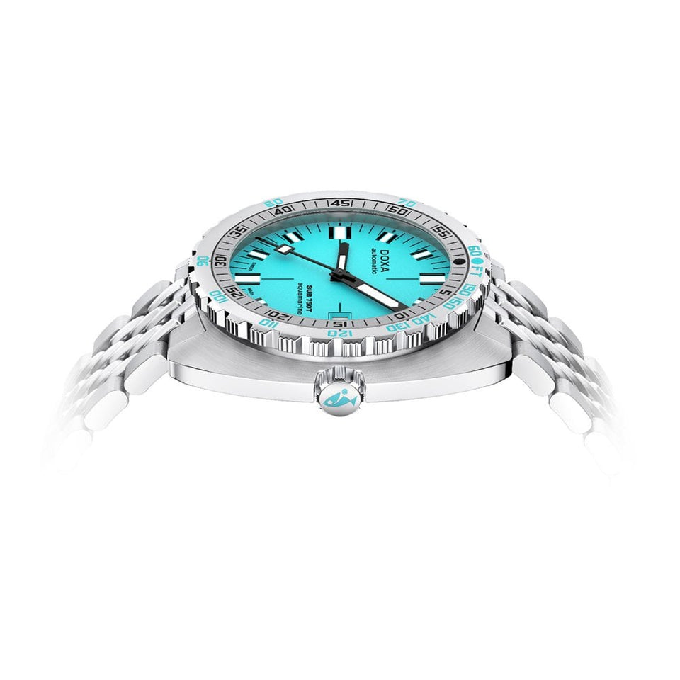 Doxa Men's SUB 750T 45mm Automatic Aquamarine Watch