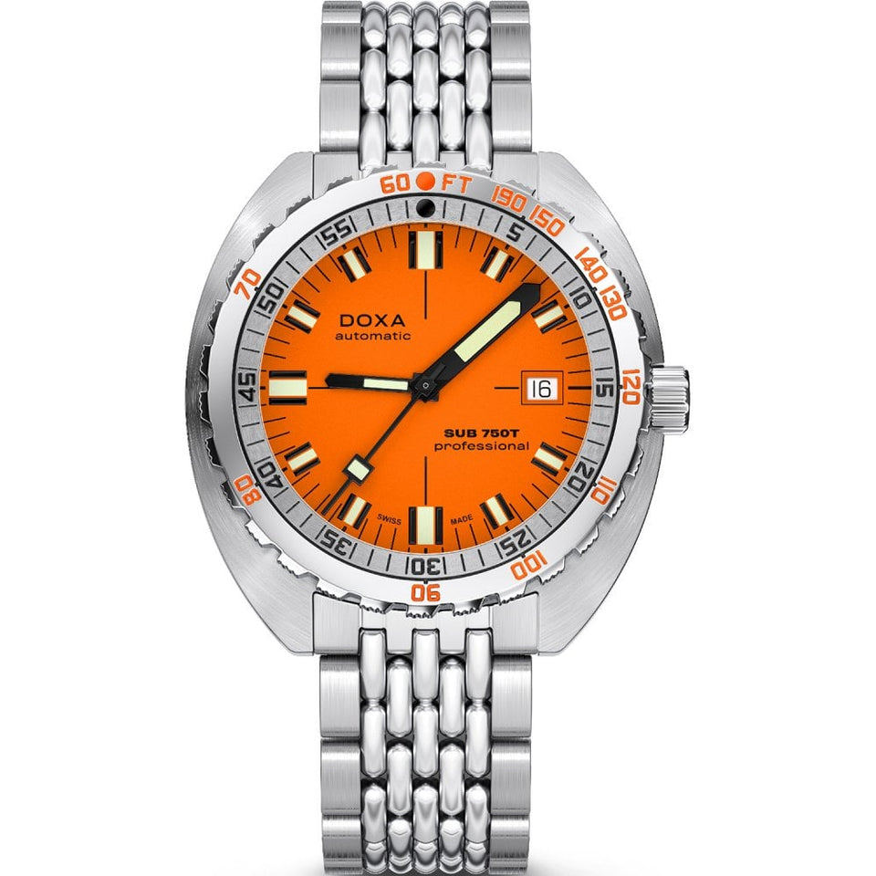 Doxa Men's SUB 750T 45mm Automatic Professional Watch