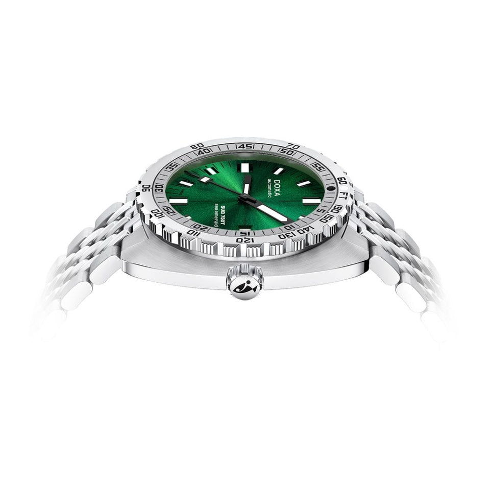 Doxa Men's SUB 750T 45mm Automatic Sea Emerald Watch