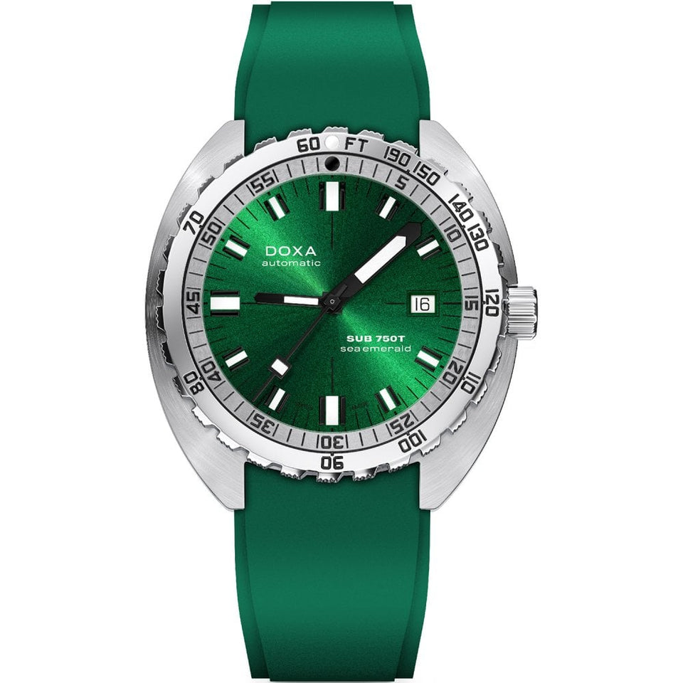 Doxa Men's SUB 750T 45mm Sea Emerald Automatic Watch