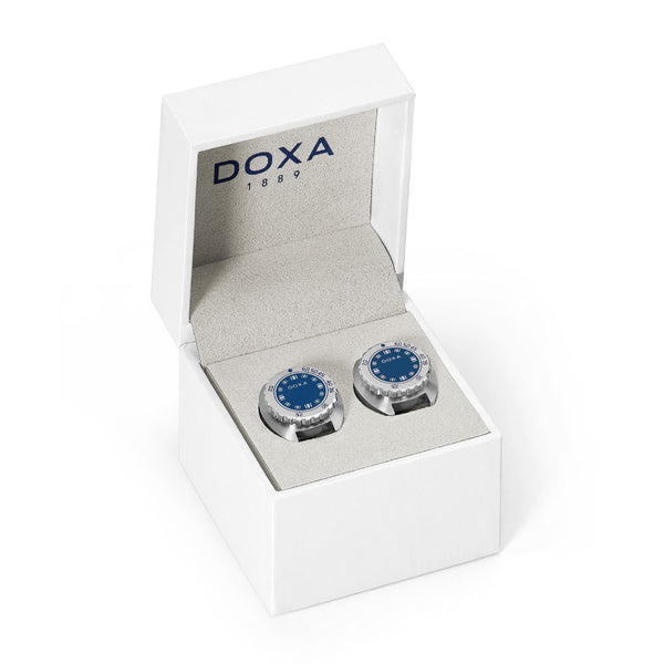 Doxa Stainless Steel SUB Caribbean Cufflinks