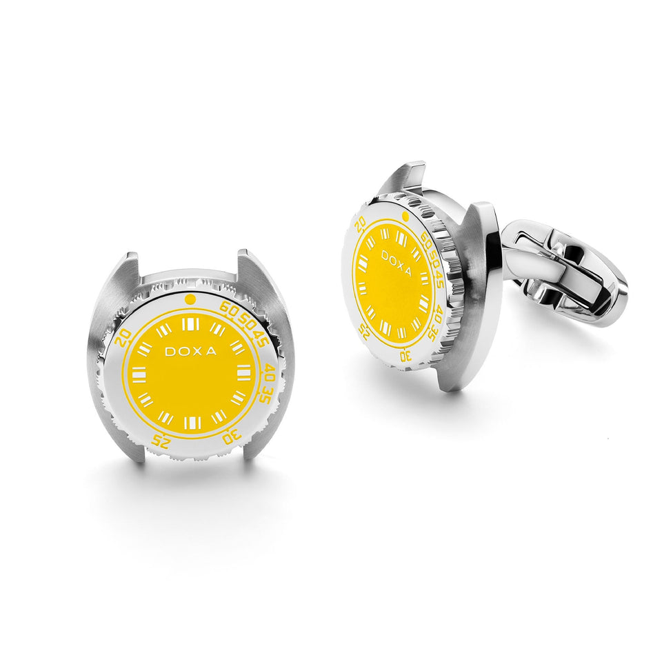 Doxa Stainless Steel SUB Divingstar Cufflinks