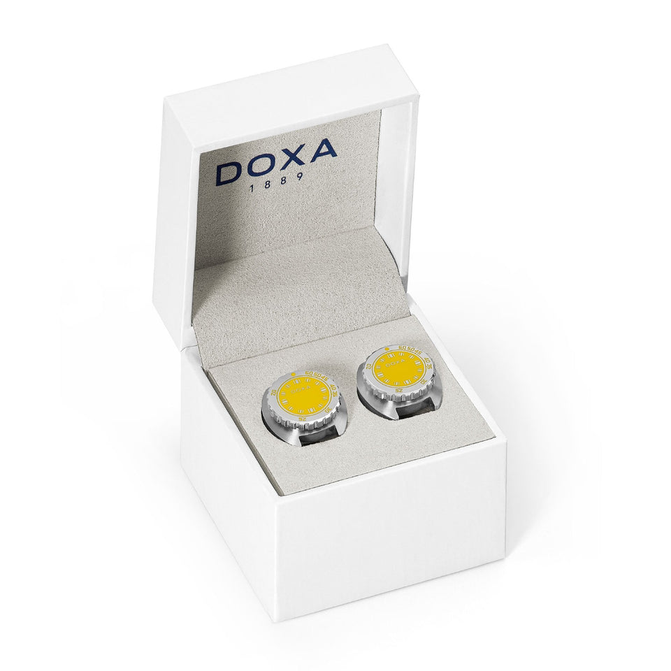 Doxa Stainless Steel SUB Divingstar Cufflinks