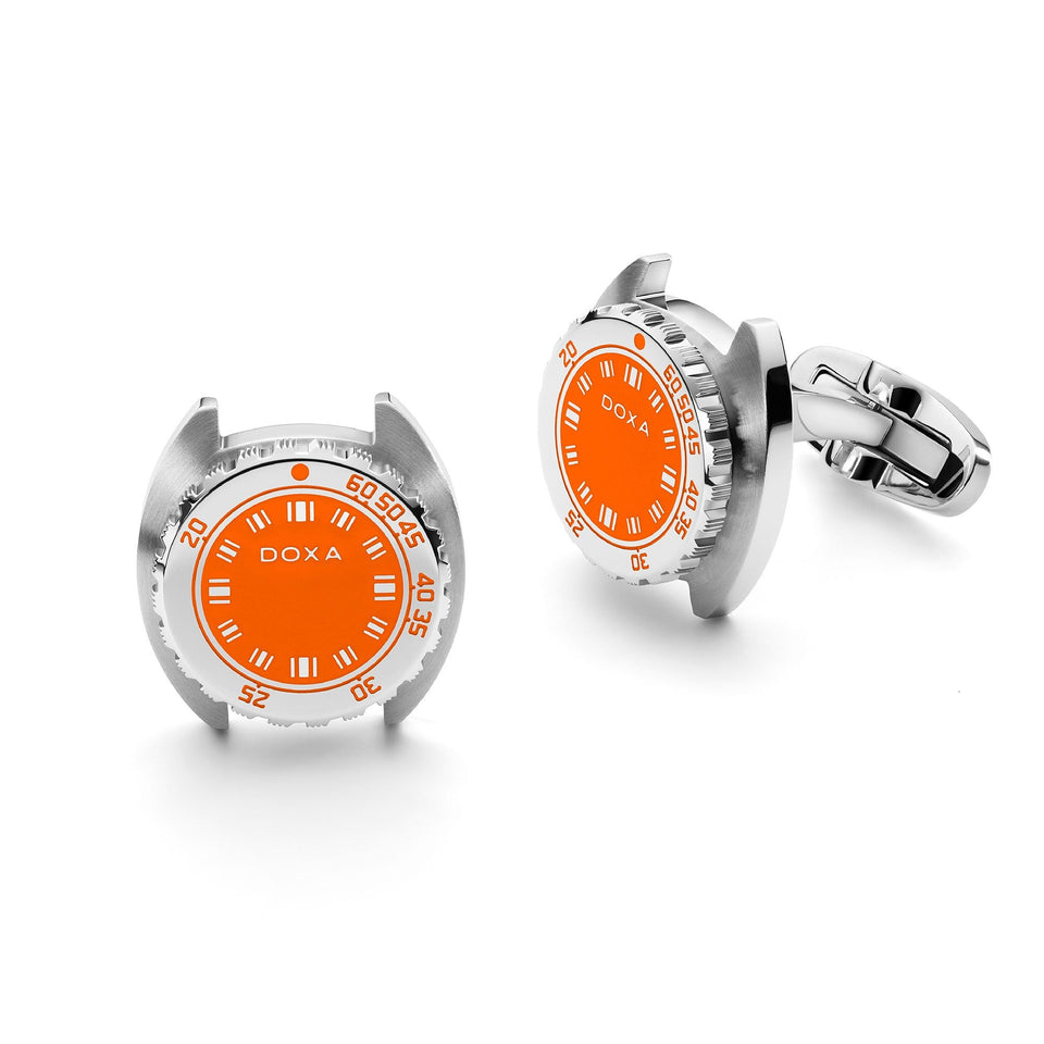 Doxa Stainless Steel SUB Professional Cufflinks