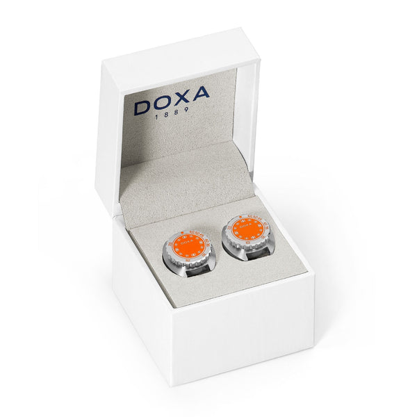 Doxa Stainless Steel SUB Professional Cufflinks