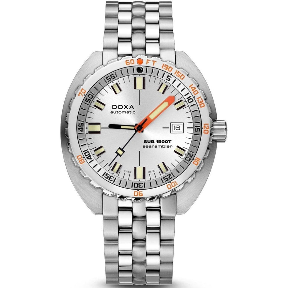 Doxa SUB 1500T Searambler Bracelet Watch, Silver