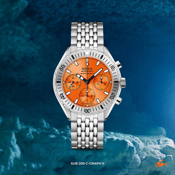 Doxa SUB 200 C-Graph II Professional Bracelet Watch