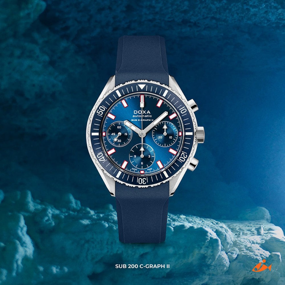 Doxa SUB 200 C-Graph II Professional Rubber Watch