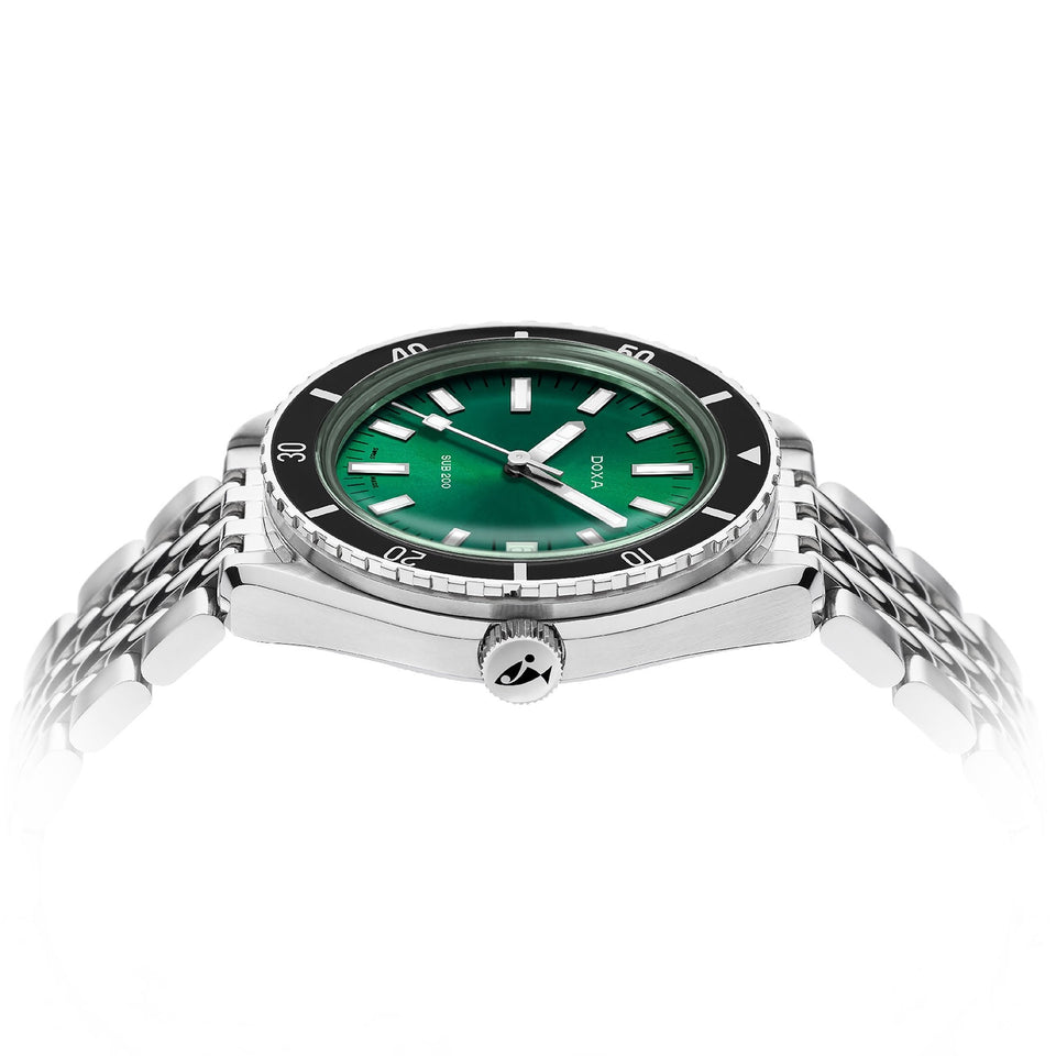 Doxa SUB 200 Chronograph Sea Emerald Bracelet Watch, Green