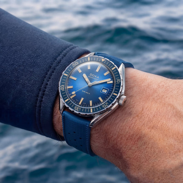 Doxa SUB 200 II Caibbean Men's Rubber Strap Watch
