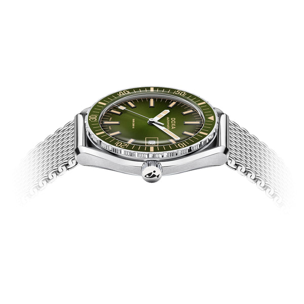 Doxa SUB 200 II Sea Emerald Men's Mesh Bracelet Watch