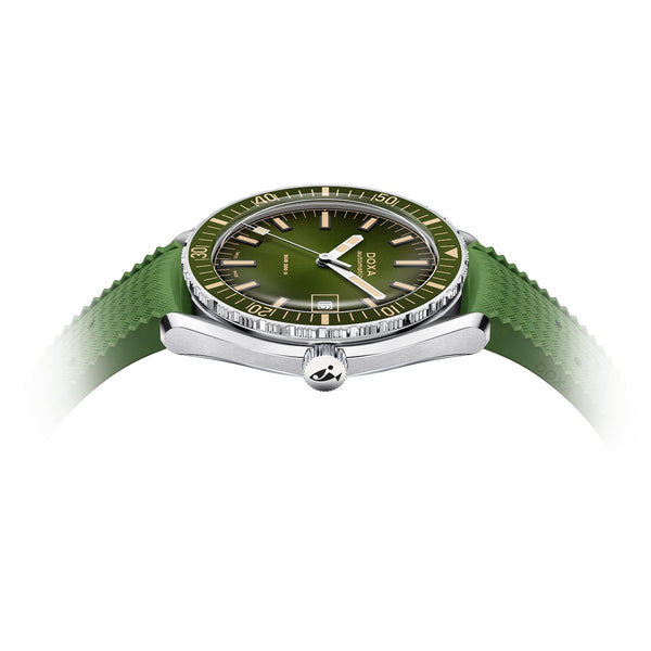 Doxa SUB 200 II Sea Emerald Men's Rubber Strap Watch