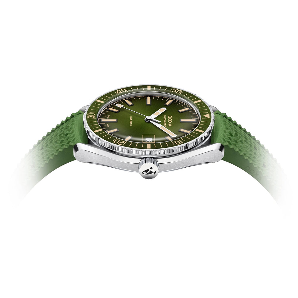 Doxa SUB 200 II Sea Emerald Men's Rubber Strap Watch