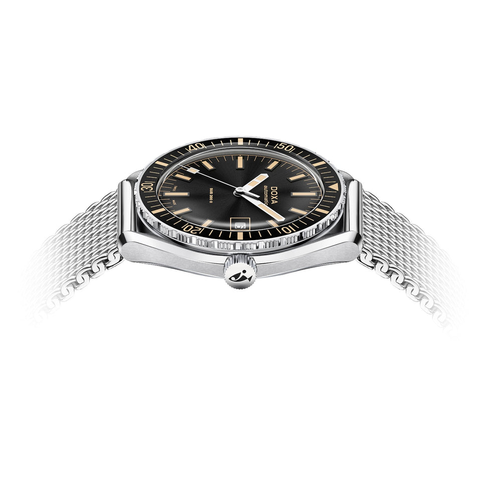 Doxa SUB 200 II Sharhunter Men's Mesh Bracelet Watch