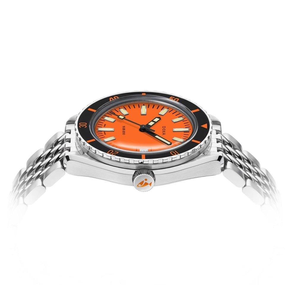 Doxa SUB 200 Professional Bracelet Watch, Orange