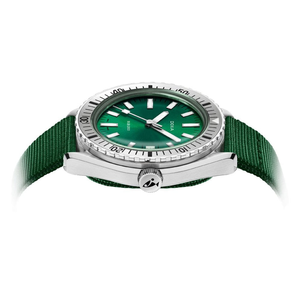 Doxa SUB 200 Sea Emerald 42mm Automatic NATO Strap Watch