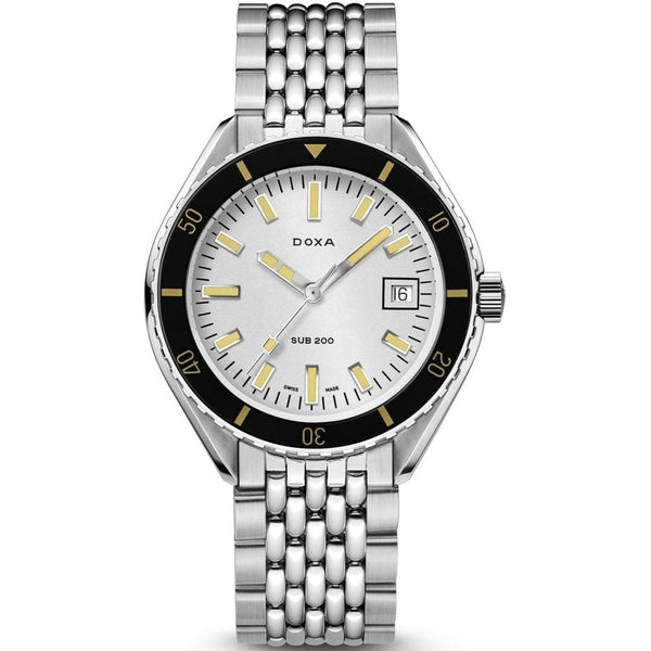 Doxa SUB 200 Searambler Bracelet Watch, Silver