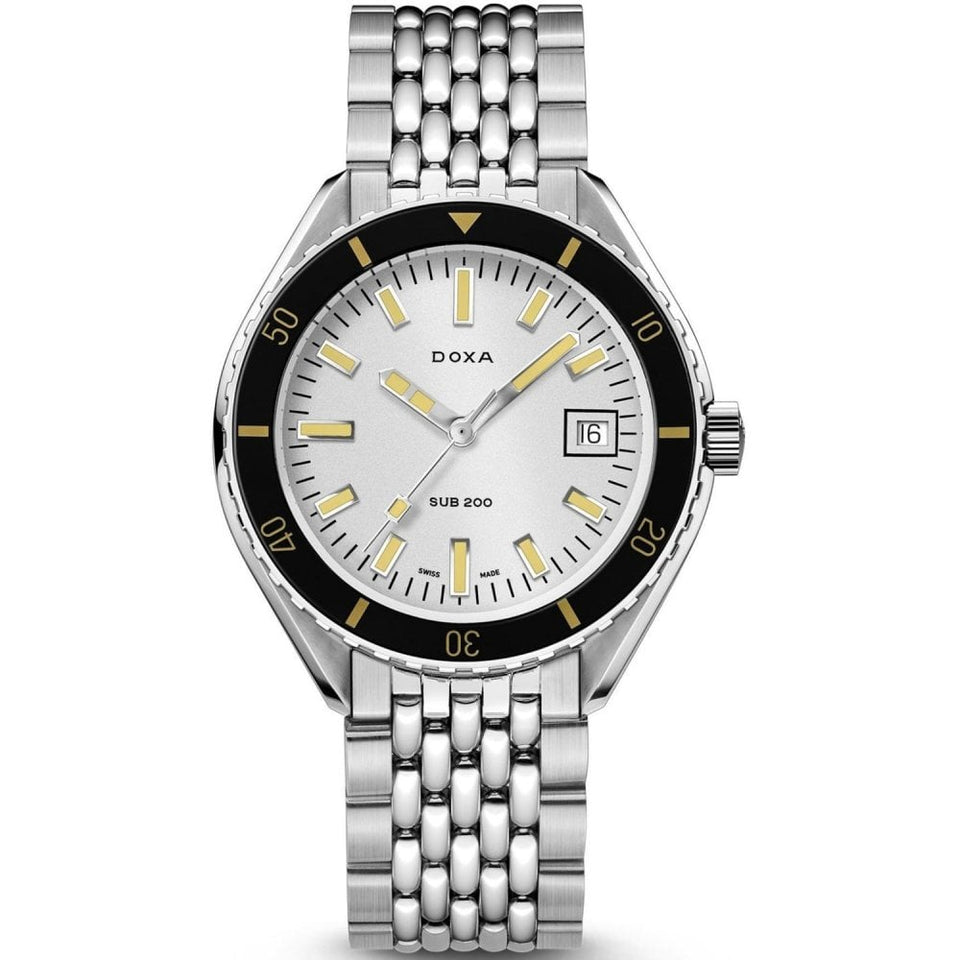 Doxa SUB 200 Searambler Bracelet Watch, Silver