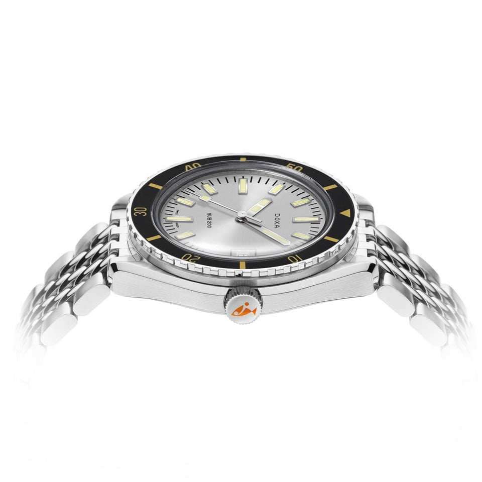 Doxa SUB 200 Searambler Bracelet Watch, Silver