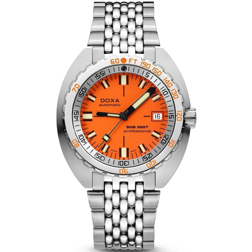Doxa SUB 300T Professional Bracelet Watch, Orange
