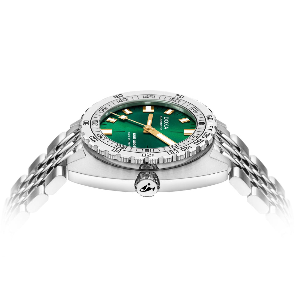 Doxa SUB 300T Sea Emerald Bracelet Watch, Green