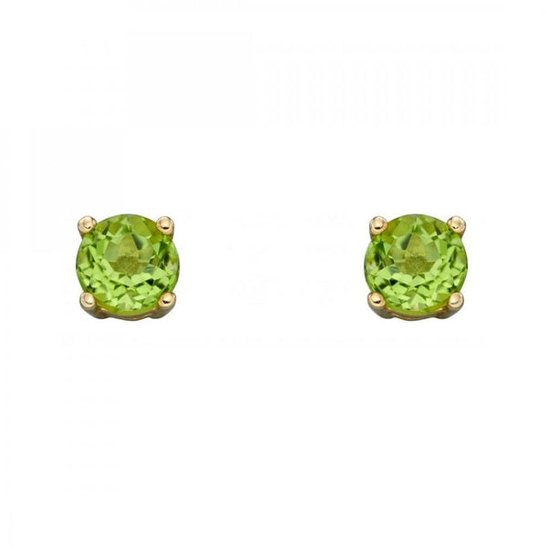 Francis & Gaye 9ct Gold August Birthstone Earrings - Peridot