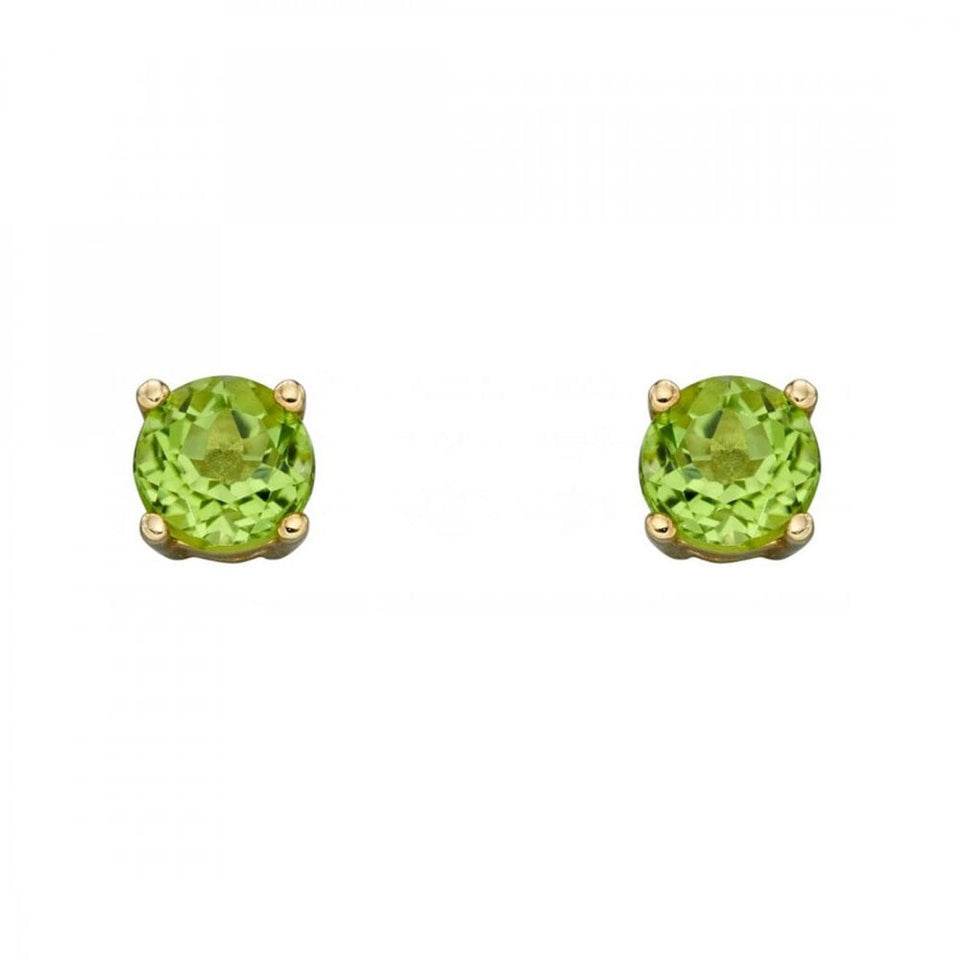Francis & Gaye 9ct Gold August Birthstone Earrings - Peridot