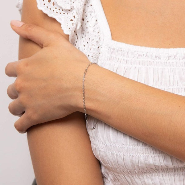 Francis & Gaye 9ct White Gold Multi Link Bracelet