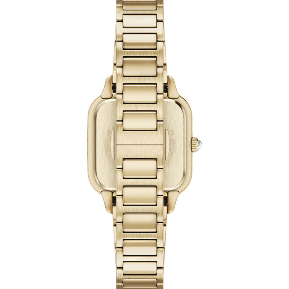 Emporio Armani Ladies Cecilia Gold Tone 35mm Mother Of Pearl Watch