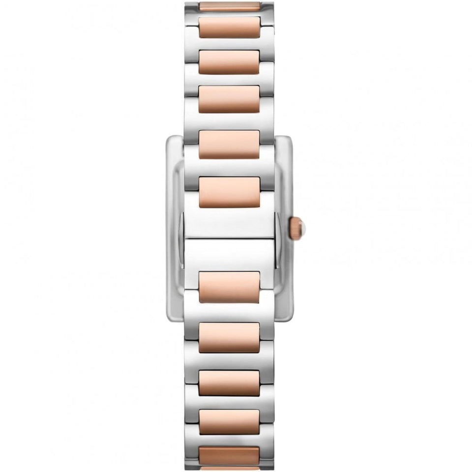 Emporio Armani Ladies Genni Mother Of Pearl Two Tone Watch