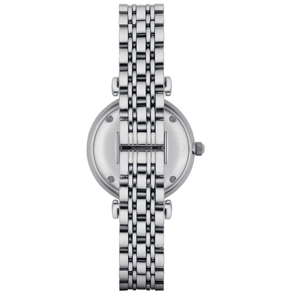 Emporio Armani Ladies Gianni T-Bar 32mm Stone Set Watch